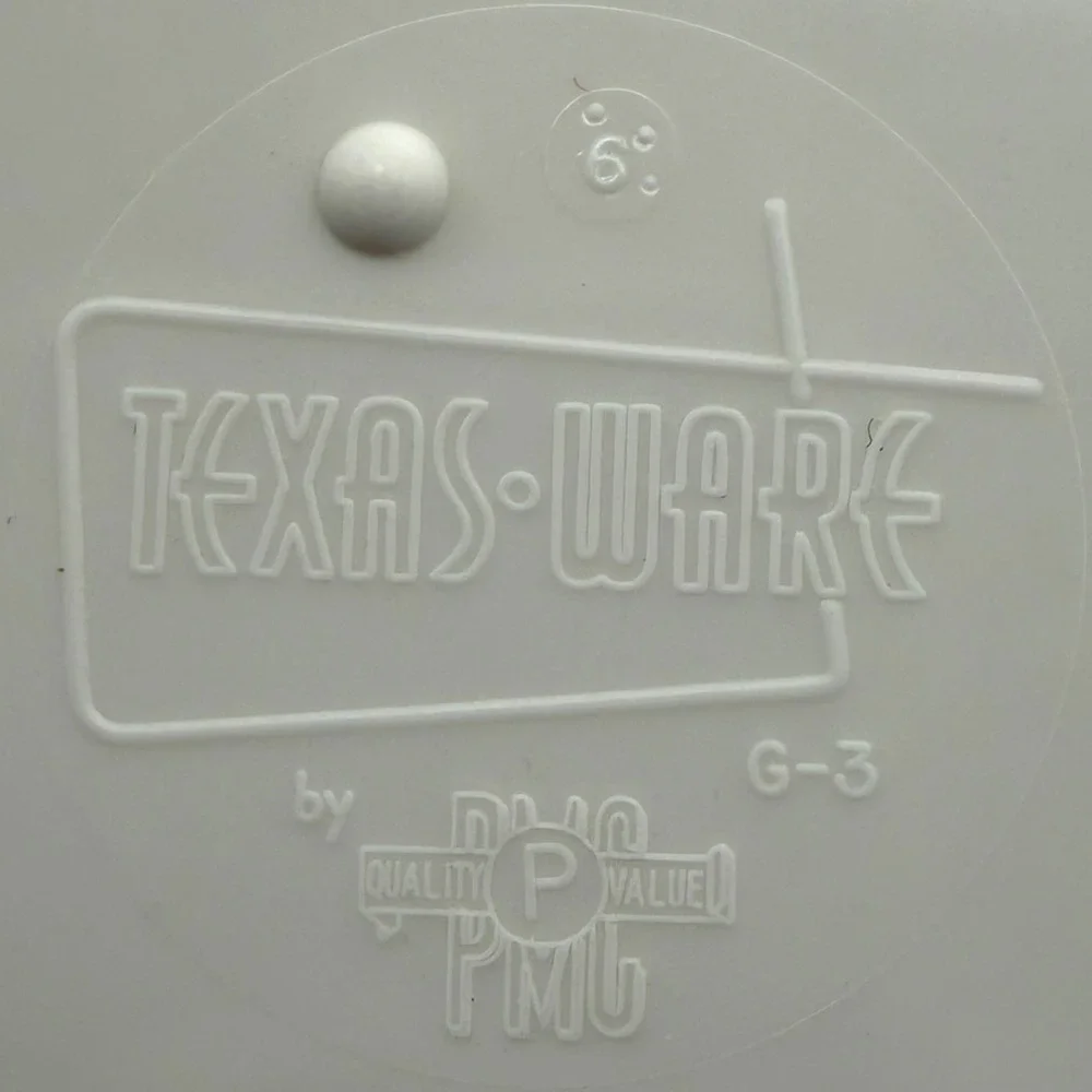 Vintage Texas-Ware Melamine Plate Set 8pc Wheat Pattern G-3 G-15 Brown White MCM